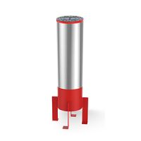 Good Quality Anti-collision Stainless Steel Fixed Bollard Warning Post Home Use Commercial Spaces Flat Top Bollards