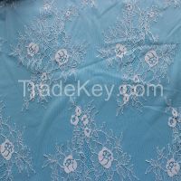 China Keqiao Nylon Hand Cutting Lace Fabric