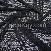 China Nylon Spandex Elastic Spring And Summer Fashionable Lace Fabric