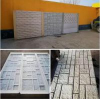High quality concrete wall fence /concrete fence mold for precast fencing wall