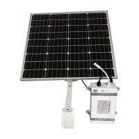IoT solar power supply system monitoring solar power supply with mounting bracket lithium battery system charging