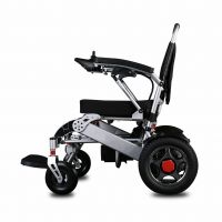 Factory Price Lightweight Foldable Aluminum 5 Gear Electric Power Wheelchair with Brushless Motor for Disabled People