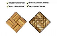 BeNK Wooden Interlocking Deck Tiles Factory Price