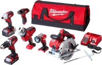 Milwaukee M18 18-Volt Lithium-Ion Cordless Combo (5-Tool)