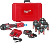 Discount Sale For New Milwaukee 2922-22M M18 FORCE LOGIC One Key Press Tool Kit with 1/4"-7/8" Streamlined ACR Jaws