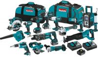 Makita XT1501 3.0Ah 18V LXT Lithium-Ion Cordless Combo Kit (15 Piece)