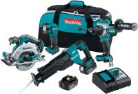 Discount Sale For New Makita XT454T 18V LXT Lithium-Ion Brushless Cordless 4 Pc Combo Kit. (5.0Ah)