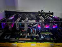 New 8 GPU Mining Rig with 7 GPUs included