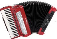 V-Accordion Roland FR-8X Piano-Type Red 41 Keys / 120 Bass Buttons NEW