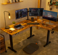 L-shaped standing desks