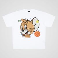 250g cotton mouse jerry casual oversize short sleeve T-shirt