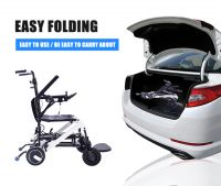 Ultralight Electric Wheelchairs Portable Aluminum Folding Electric Wheelchair Ac0k-1