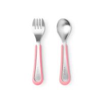Large Antibacterial Stainless Steel Fork and Spoon Set