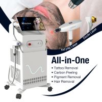 Beauty Equipment Diode Laser 755 808 1064 940 Hair Removal And Nd Yag Pico Laser Tattoo Removal Machine