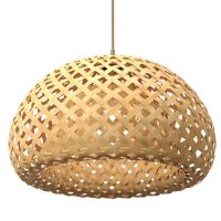 Bamboo lamp bamboo wholesale minimalist accessories weaving customsized decorative lantern art ceiling