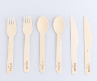 Wooden Cutlery Eco Friendly Disposable Cutlery Wood Premium Quality Personalize Wooden Cutlery Spoon Fork Knife