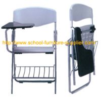 School chair with writing board