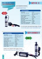 DZY-220 VOLT SMALL SUBMERSIBLE LIQUID TRANSFER PUMP