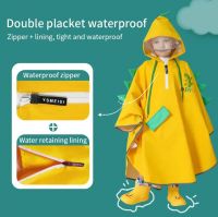 Hot selling Waterproof Rain cape custom raincoat for Kids factory supply portable customized logo reusable fashion polyester