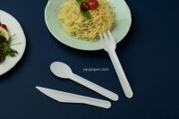 Disposable Biodegradable Eco Friendly Compostable Peper Fork