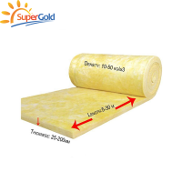SuperGold glasswool insulation blanket construction materials glass wool for attic insulation
