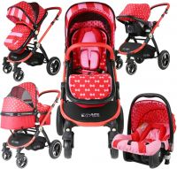 Bolina Dropshipping New Design Luxury Baby Carriages Buggies Folding Trolley Stroller Baby 3 In 1 For New Born Travel System
