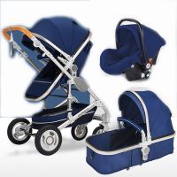 High Quality 3 in 1 baby stroller luxury high landscape poussette Multi-Functional baby pram baby strollers for travel