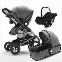 Bolina Dropshipping New Design Luxury Baby Carriages Buggies Folding Trolley Stroller Baby 3 In 1 For New Born Travel System