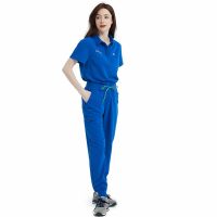 LONALL Polo Scrubs Set