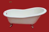 cast iron bathtub