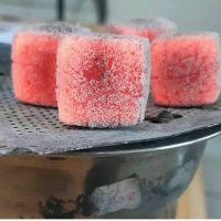 premium hookah shisha coconut shell charcoal briquette cube shape