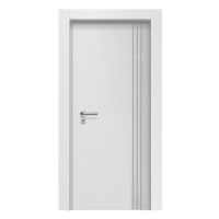 Wholesale Price Customized Waterproof bedroom pvc panel WPC Doors With Door Frame For Construction Project