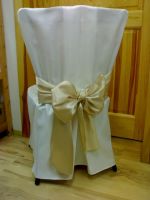 White chair cover