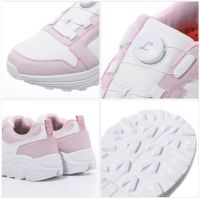 Licata Gravita Dial Height-boost Spikeless Golf Shoes for Women (Color: Pink&amp;White, Size: 230/235)