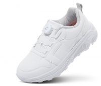 Licata) Gravita Dial Height-boost Spikeless Golf Shoes For Women (color: White, Size: 240)