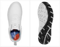 Licata) New Alphonix Golf Shoes C27102 (color: White, Size: 270 / 275)