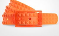 Licata) Light SL Silicon Golf Belt (A-type, Orange) 