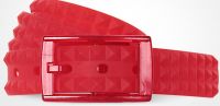 Licata) Light SL Silicon Golf Belt (A-type, Red)  