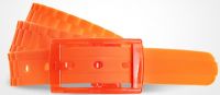 Licata) Light SL Silicon Golf Belt (C-type, Orange)