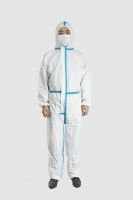 2023 New Arrival Safety Coverall White Jumpsuit Protective Suit for Workwear