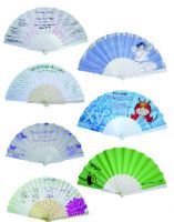 Custom Imprinted Folding Fabric Hand Fan