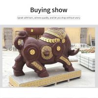 Granite Bullfighting Stone Sculpture (can Be Customized)