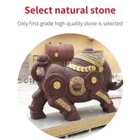 Granite Bullfighting Stone Sculpture (can Be Customized)