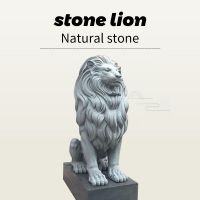 Granite Hong Kong Dollar Lion Stone Sculpture (can Be Customized)