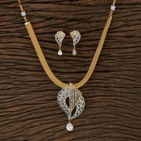 American Diamond (CZ) pendant set for women