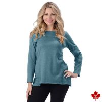 Women's Hemp Long Sleeve Fluid Top