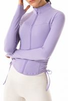 Workout Multi Colors Sports Wear Comfortable Design Yoga Top Zip-up Jacket With Pocket Women Workout Jackets