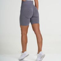 Women Tummy Control High Waist Hip Lift Breathable Quick Dry Seamless Yoga Shorts