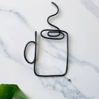 Coffee Mug Wire Wall Hanging