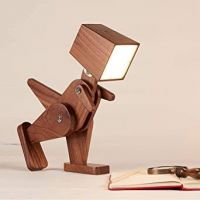 Dog Shaped lamp  wooden